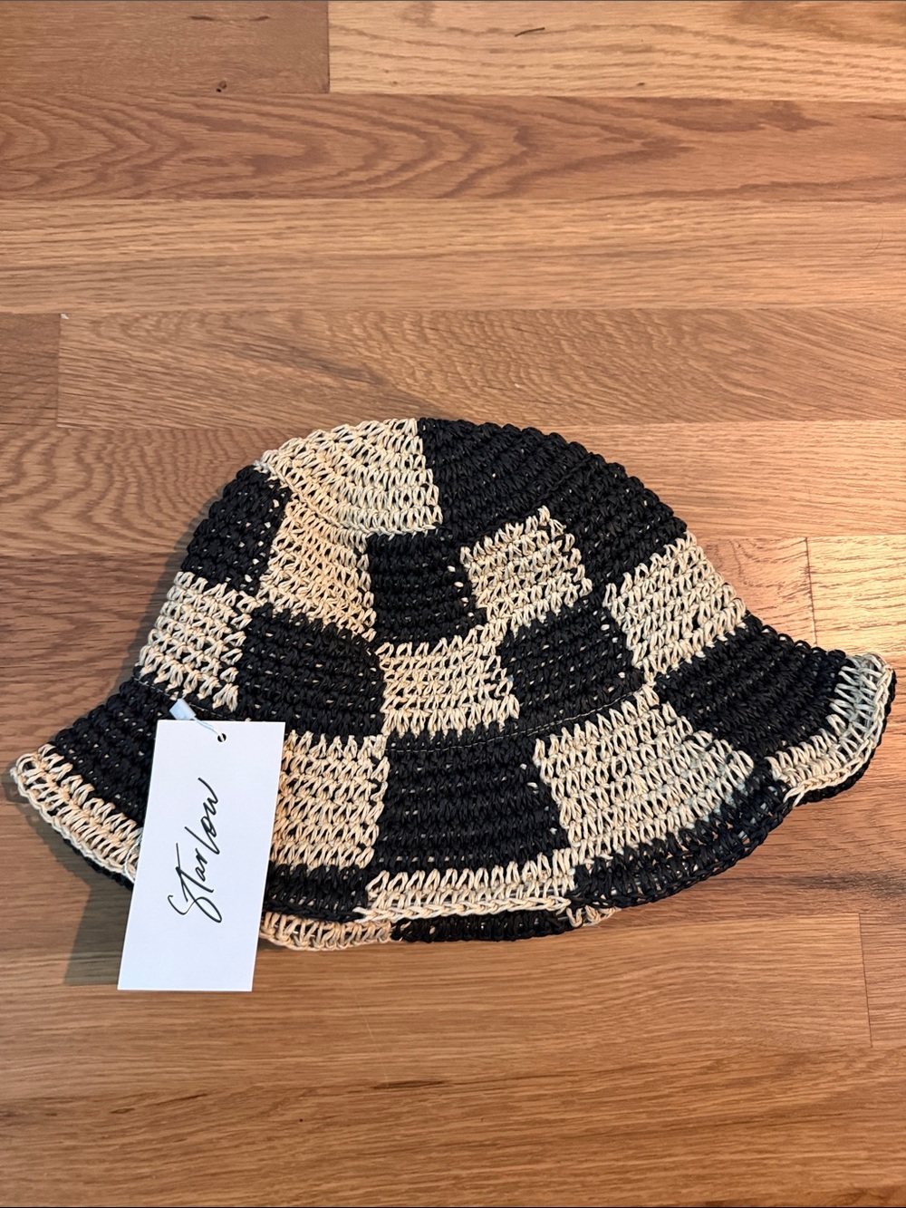 Starlow Woven Straw Bucket Hat